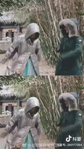 Zhao Liying and Zhang Huiwen in a cute dance-off on set of Legend of Fei. #赵丽颖 #张慧雯 | Dramapotatoe - c-drama news and more