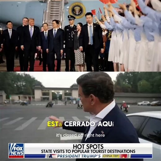 🇺🇸🇨🇳 El presidente Donald Trump, está a punto de convertirse en el primer presidente de EE. UU. en 51 AÑOS en visitar el Templo del Cielo de China. Es un lugar sagrado donde los emperadores solían orar por la prosperidad de la nación.