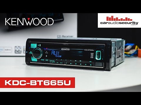 Car Stereo with Bluetooth, USB, CD/MP3, Alexa - Kenwood KDC-BT665U | Car Audio & Security