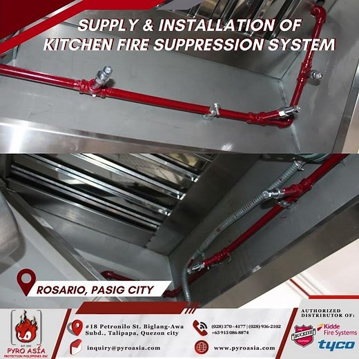 SUPPLY AND INSTALLATION OF WHDR KITCHEN HOOD FIRE SUPPRESSION SYSTEM