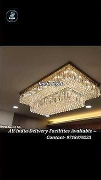 Crystal Chandelier | Modern Crystal Chandeliers | Jhumar making | Home Decor | KABIR LIGHT