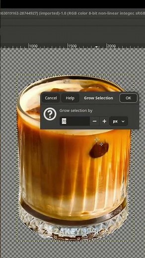 Outline Sticker Effect in GIMP