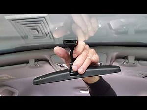 rear view mirror Subaru forester 2009-13 Rear view mirror removal