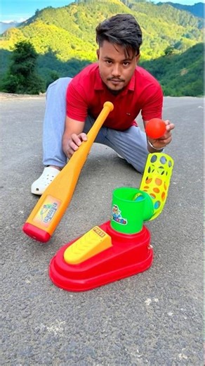 Baseball Automatic Pitcher Machine Outdoor Testing & play 😱