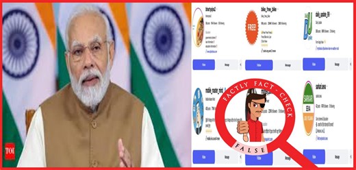 These viral videos claiming to show PM Modi announcing multiple free schemes for citizens are fake; no such schemes exist - FACTLY