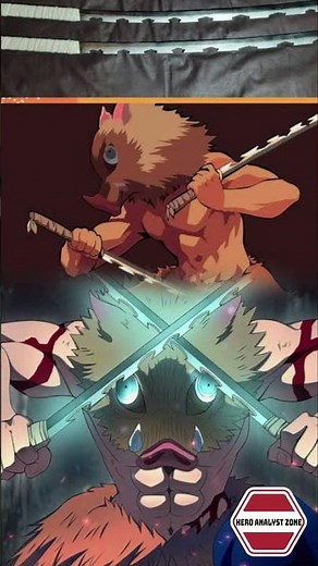 Why Inosuke’s Beast Breathing Makes Him Unstoppable! #Heroanalystzone #Demonslayer #Inosuke