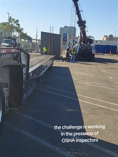 Lift Job Success at LAX's New Electric Bus Terminal