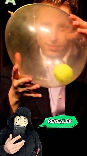 805K views · 10K reactions | Ball Thru Balloon 彩Trick Revealed #magic #magician #neiperte #trend #tricks #trending #perte #viralvideo #foryou #magictricks | The Mask Magic Tricks Revealed | Facebook