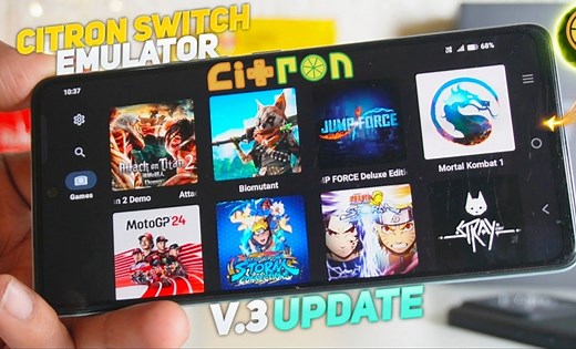 NS模拟器 Citron v0.3 安卓性能提升！支持Vulkan 1.4 | 测试《巫师3》 安卓Switch模拟器