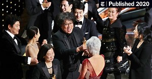 ‘Parasite’ Earns Best-Picture Oscar, First for a Movie Not in English (Published 2020)