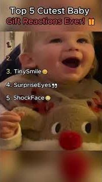 Top 5 Cutest Baby Gift Reactions Ever! 🎁