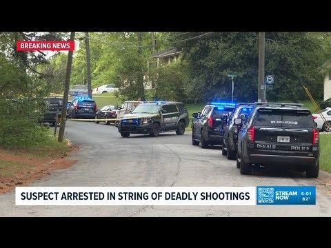 Suspect arrested in random DeKalb shooting spree that left 2 women dead, man critically hurt