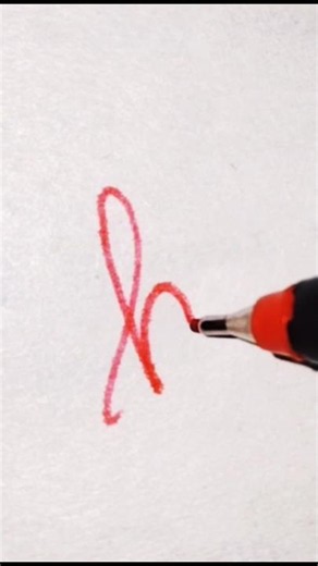 how to write " h"| cursive writing