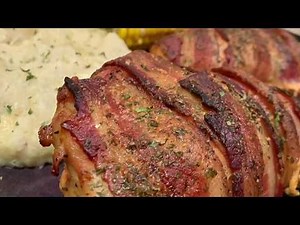 Simple bacon wrapped chicken breast
