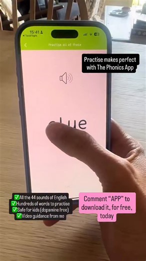 5.8K views · 1.2K reactions | Comment “APP” to become a confident reader today using The Phonics App! Designed for anyone who wants to read, using phonics (users range between 2 and 102)! Our award winning app is safe, simple and proven to teach reading, fast! Check out: Www.reading-roots.com to find out more about our small but mighty app! #phonics #thephonicsapp #earlyreading | Reading Roots | Facebook