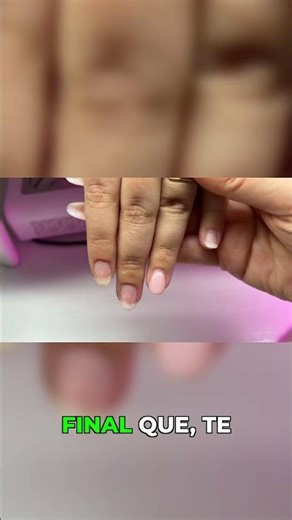 What I found under the gel will surprise you #nails #manicure #transformation