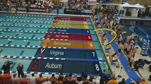 The 200 Free Relay Record Breaking Swim 🐊 | Florida Gators Swimming & Diving