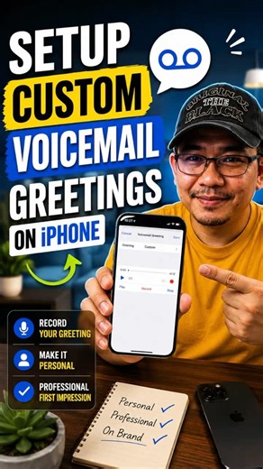 Record Custom Voicemail Greetings on iPhone