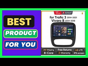 Junsun Wireless CarPlay Android Auto Car Radio for Renault Trafic 3 2014