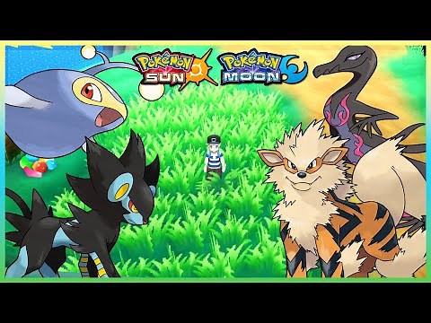 Pokemon Sun & Moon - How To Get Lanturn,Luxray,Salazzle & Arcanine