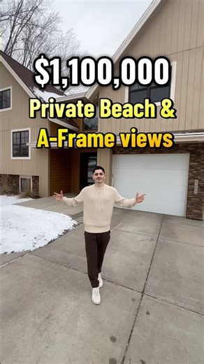 A-Frame Lake House FULL TOUR in Maple Grove Minnesota #housetour #lakehome