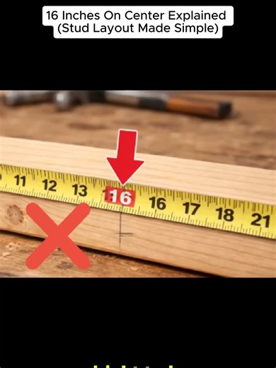 Understanding 16 Inches On Center in Stud Layout