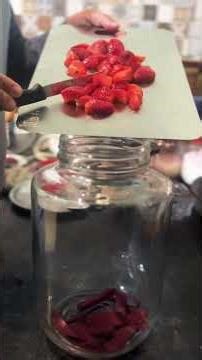 Strawberry tepache #strawberry #tepache #homemade #viraldrink #viralrecipe #recipe