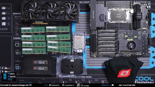 Montage Workstation pour OCCT #intel #cybertek #alphacool