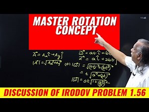 Master Rotation Concept Discussion of Irodov Problem 1.56 | Physics | NJ Sir
