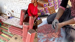 Inside the Process of Crafting Candle Fireworks
