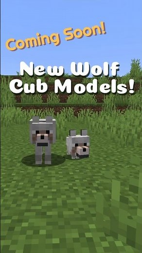 These New Wolf Clubs Are Adorable! #minecraftshorts