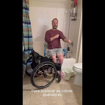 How I Take a Shower in a Wheelchair!
