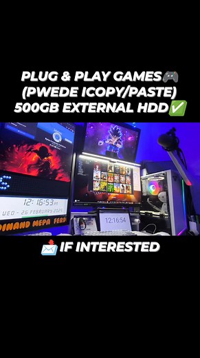 ✅ 500GB EXTERNAL FULL OF PC GAMES🎮 (PWEDE COPY PASTE GAMES SA IBANG PC/LAPTOP ANG PC GAMES) FERDINAND MEPA 🙏 ✅ PLUG AND PLAY ✅ NO INSTALLATION ✅ NO MALWARE 🎮🕹️500 GB EXTERNAL HDD FULL OF GAMES SHOPEE CHECKOUT 👇 https://ph.shp.ee/tYGeXa9 LAZADA CHECKOUT 👇 https://s.lazada.com.ph/s.nFnSo TIKTOK CHECKOUT 👇 https://vt.tiktok.com/ZSjAWbGtL/ | Bytes Computer Solutions