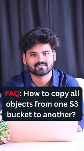 How to Copy All Objects from One S3 Bucket to Another? 🚀 #aws #s3 #copy #objects #command #interview
