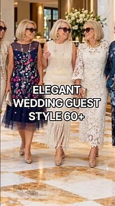 Elegant Wedding Guest Outfits for Women Over 60 | Classy Dress Ideas