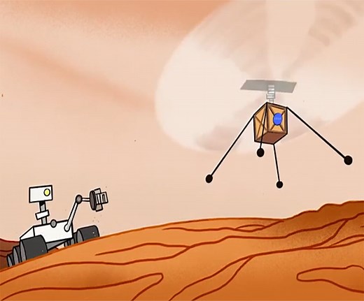 Draw a Rover and Helicopter on Mars - NASA