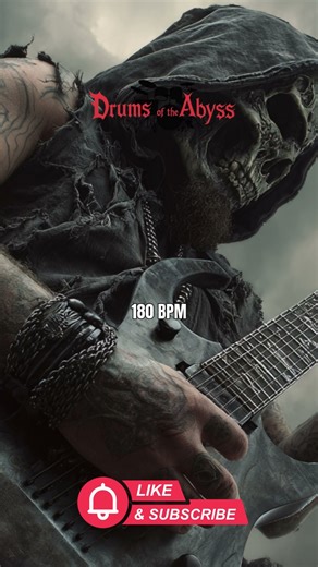 180 BPM Death Metal Drum Track – Fast and Aggressive