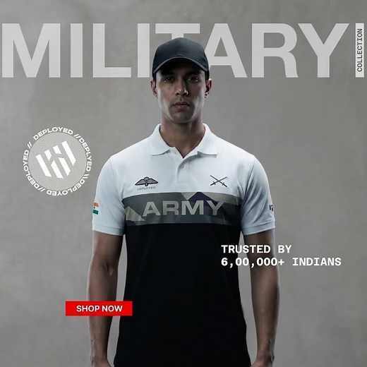 Para Commando T-Shirts | Indian Army Special Forces Inspired | Deployed