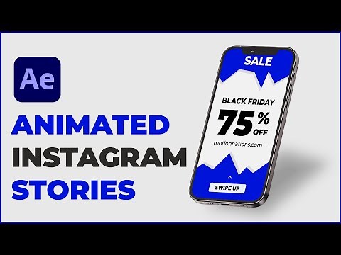 Create Animated Instagram Stories in After Effects - After Effects Tutorial | No Plugins Required