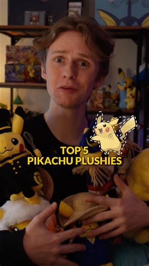 My TOP 5 exclusive Pikachu plushies! 🤯💛 #pokemon #pokemondeutschland #pikachu #shorts