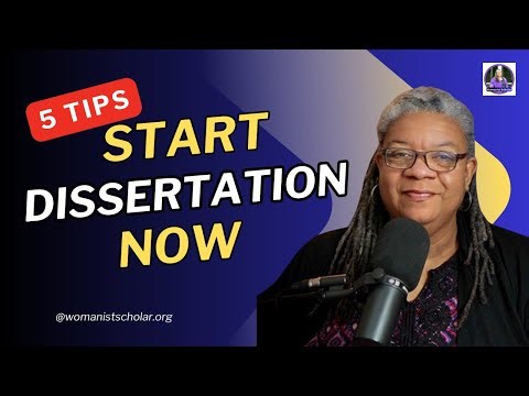 5 Easy Steps to Start Your Dissertation This Semester!