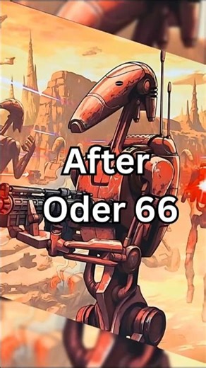 After Order 66 Battledroid Faction #starwars #shorts #fanart