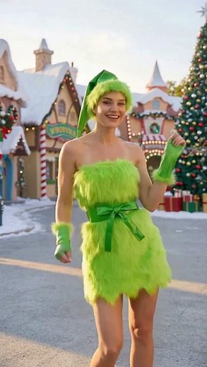 🎄 STEAL THE SPOTLIGHT! Can You Guess My Grinch Costume DIY? 🎁 #cosplay #cosplaycostumes