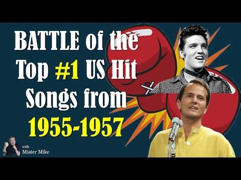 Battle of the Top #1 US Hit Songs from 1955-1957.