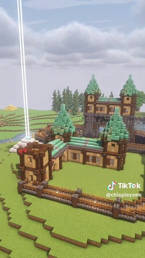 Minecraft Fantasy Barracks Building Guide