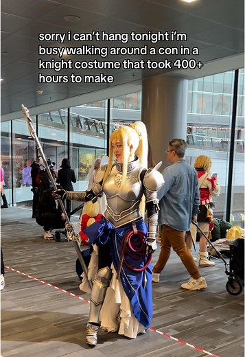 Incredible Knight Costume Crafted for Anime Conventions