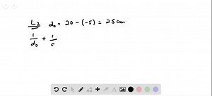 A diverging lens (f=-10.0 cm) is located 20.0 cm to the left of a converging lens (f=30.0 cm) . A 3.00-cm- tall object stands to the left of the diverging lens, exactly at its focal point. (a) Determine the distance of the final image relative to the converging lens. (b) What is the height of the final image (including the proper algebraic sign)? | Numerade