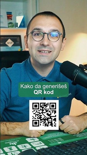 Kako napraviti QR kod? #excelgrasic