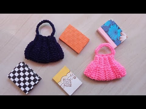 Crochet Mini Bag Keychain | Crochet Keychain Tutorial for Beginner's | Crochet Mini Purse.