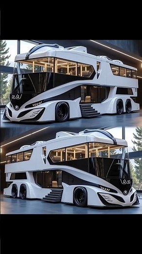 “Inside the World’s Most Futuristic Double-Decker Luxury Motorhome
